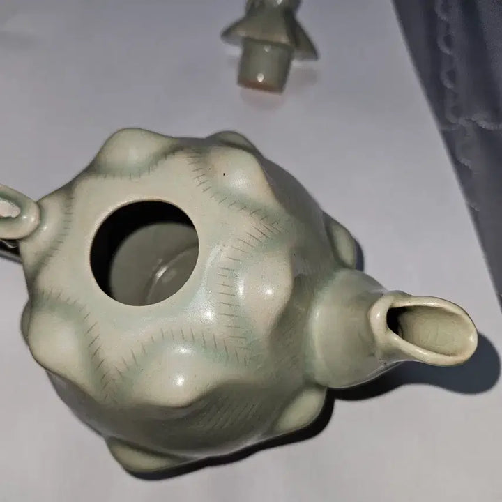 [BUNJANG] Koreana Celadon Teapot and 2 Wine Cups Set / 주전자,술잔