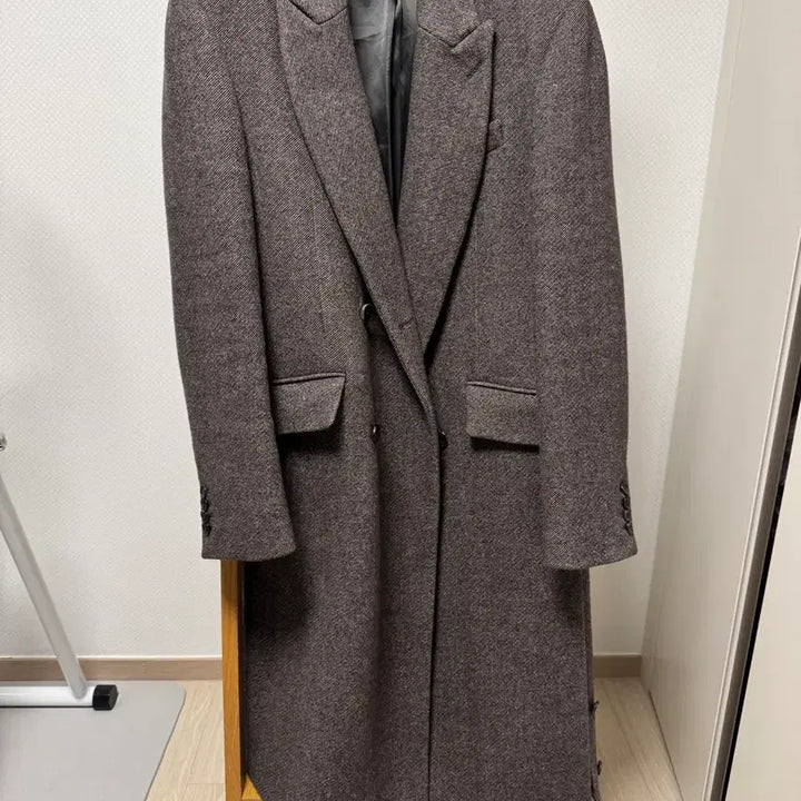 [BUNJANG] Songzio Homme 22FW Double Coat / 송지오옴므 22FW 더블 코트 브라운 /48