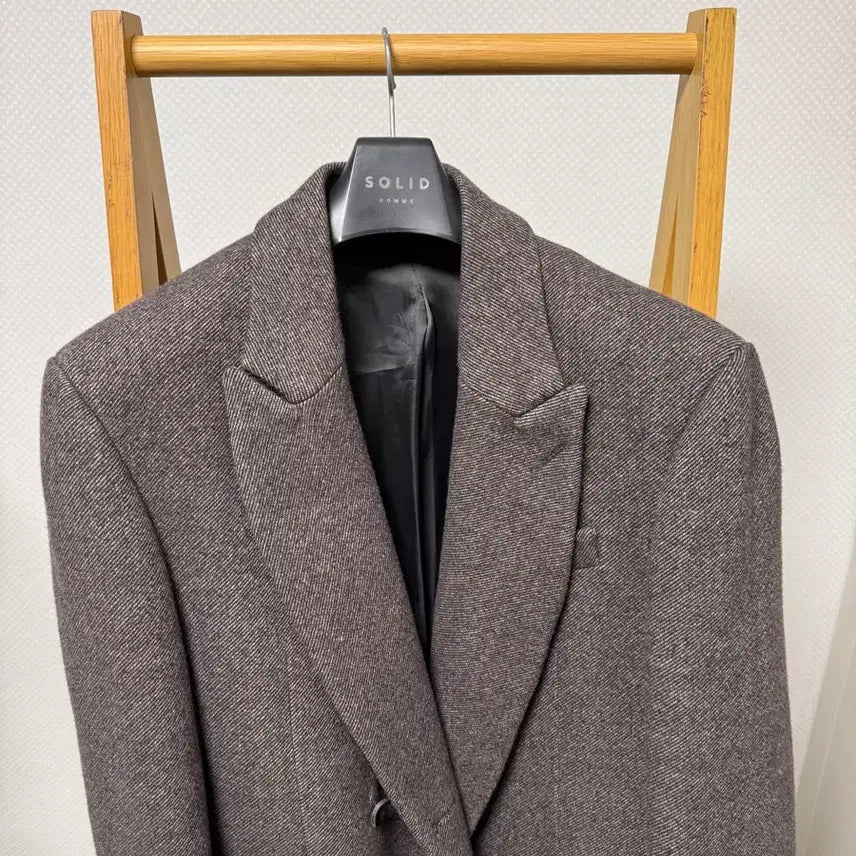 [BUNJANG] Songzio Homme 22FW Double Coat / 송지오옴므 22FW 더블 코트 브라운 /48