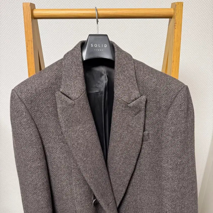 [BUNJANG] Songzio Homme 22FW Double Coat / 송지오옴므 22FW 더블 코트 브라운 /48