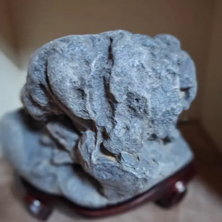 [BUNJANG] Natural Stone Decorative Stone with Stand / 수석 장식용 돌 자연석 좌대 포함