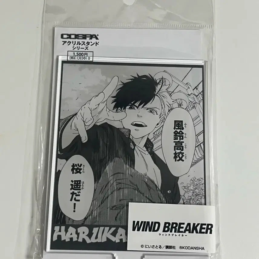 [BUNJANG] Wind Breaker Haruka Sakura Acrylic Stand / 윈드브레이커 윈브레 사쿠라 하루카 아크릴 스탠드