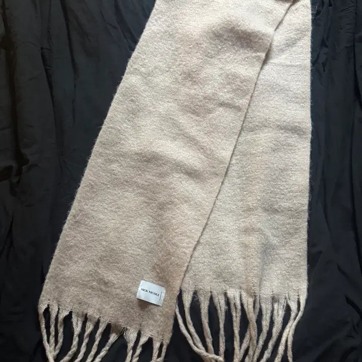 [BUNJANG] Nicol &amp; Nicole BOLD SOFT MUFFLER - Light Pink Scarf / 닉앤니콜 목도리 BOLD SOFT MUFFLER_LIGHT PINK