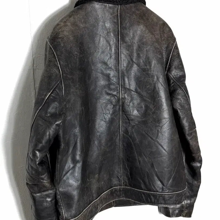 [BUNJANG] Gap Cowhide Leather Jacket / 갭 가죽자켓
