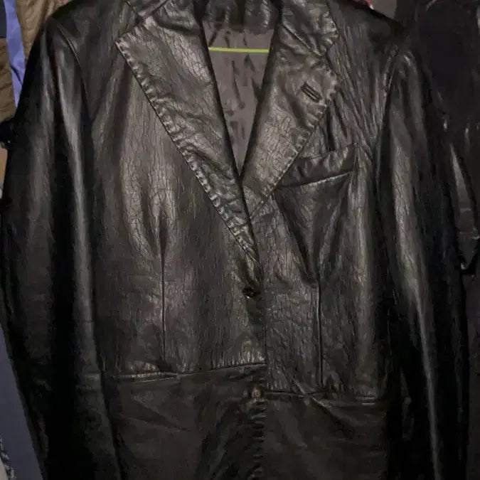 [BUNJANG] Vintage Y2K Rock Chic Punk Goth Leather Jacket / 빈티지y2k락시크펑크고스빈티지가죽자켓