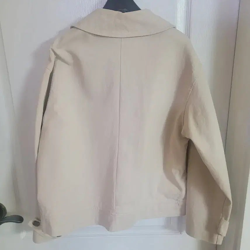 [BUNJANG] SLOWAND Beige Cotton Blouson Jacket / 슬로우앤드(SLOWAND)의 베이지색 블루종 자켓