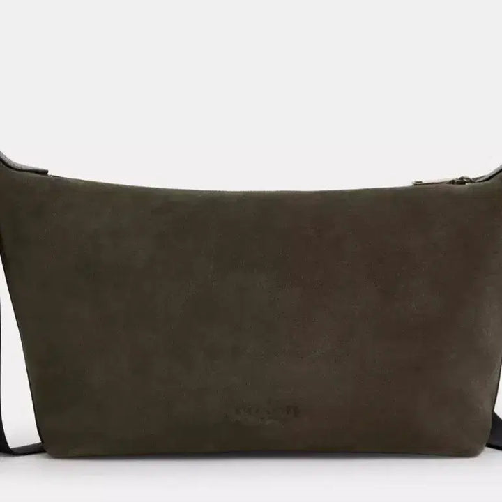 [BUNJANG] Coach Suede Crossbody Bag / 새상품) 코치 크로스백 스웨이드 카키그린