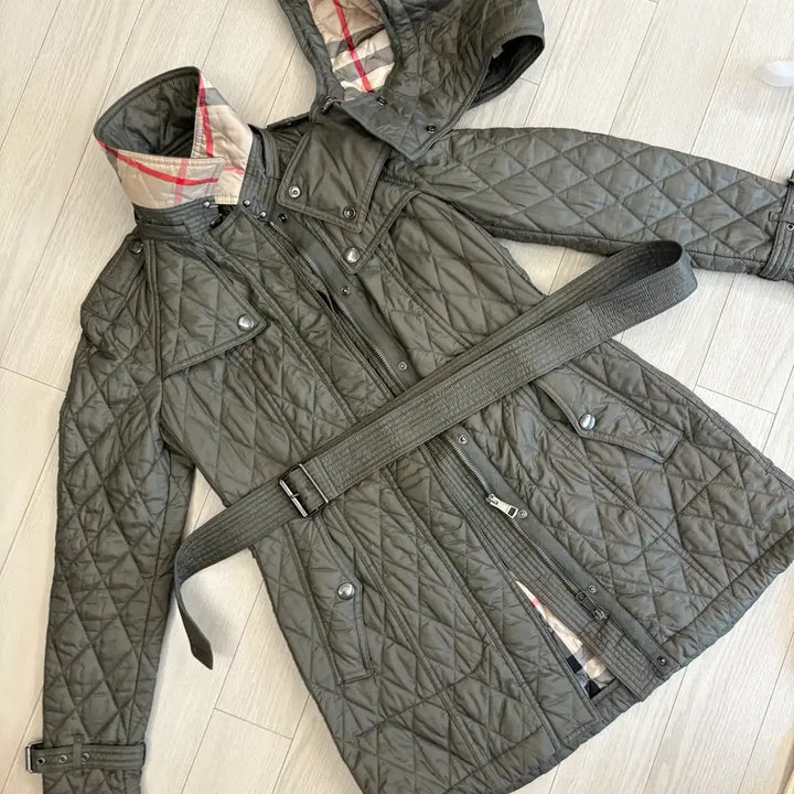 [BUNJANG] Burberry Diamond Quilted Jacket Size S / 버버리 다이아몬드 퀼팅자켓