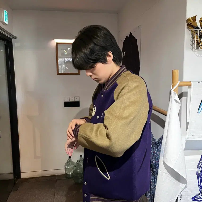 [BUNJANG] Teket Varsity Jacket L / 테켓 바시티자켓 L