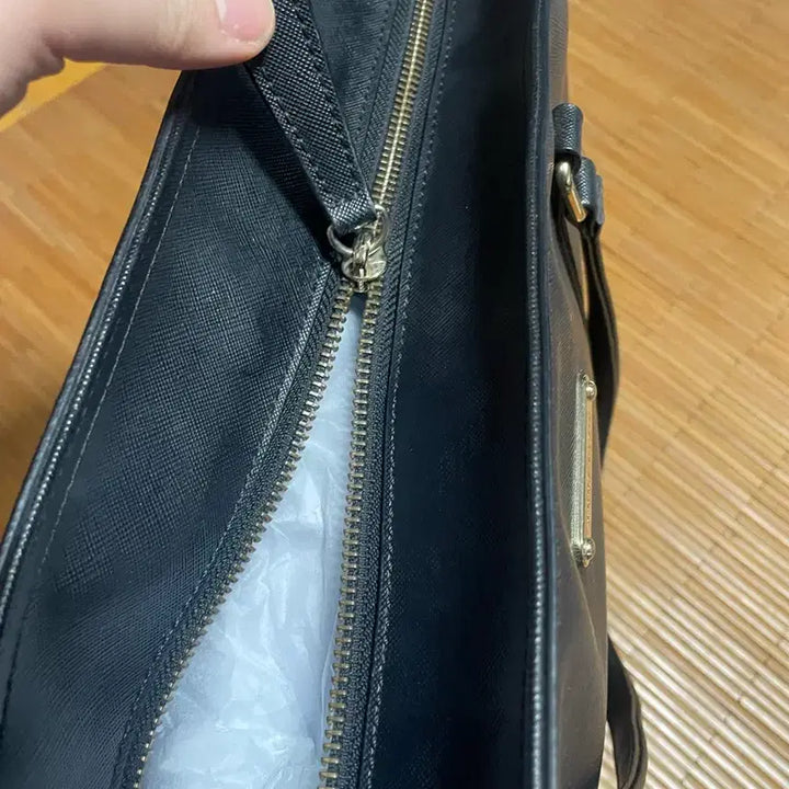 [BUNJANG] Anne Klein Leather Shopper Bag / 앤클라인 가방 쇼퍼백