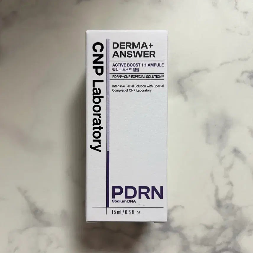[BUNJANG] CNP Active Boost Ampule 15ml / CNP 차앤박 더마앤서 액티브 부스트 앰플 15ml / 차앤박PDRN앰플