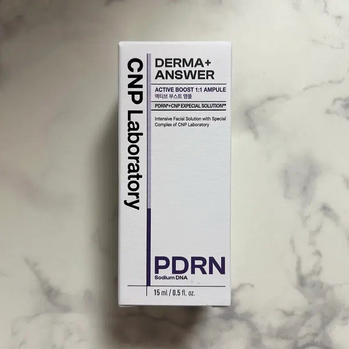 [BUNJANG] CNP Active Boost Ampule 15ml / CNP 차앤박 더마앤서 액티브 부스트 앰플 15ml / 차앤박PDRN앰플