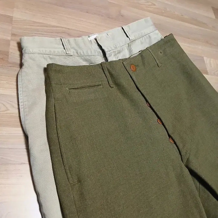 [BUNJANG] Buzz Rickson WW2 &amp; Vietnam Era US Military Wool Trousers &amp; Chino Pants Bundle / WW2 1940s 미군 울 버즈릭슨 원형 바지 1960 베트남전 치노