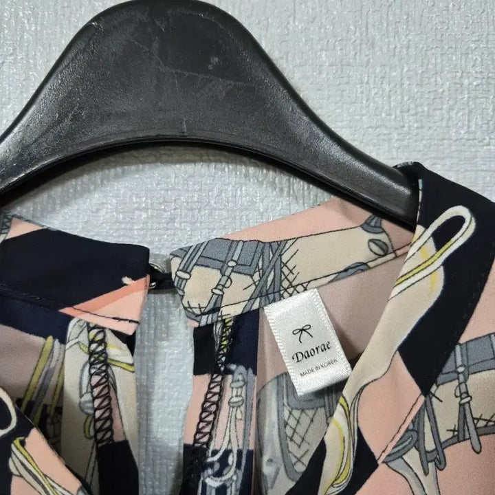 [BUNJANG] Printed Blouse (Size 66-77) / 나염 프린팅 블라우스 66~77