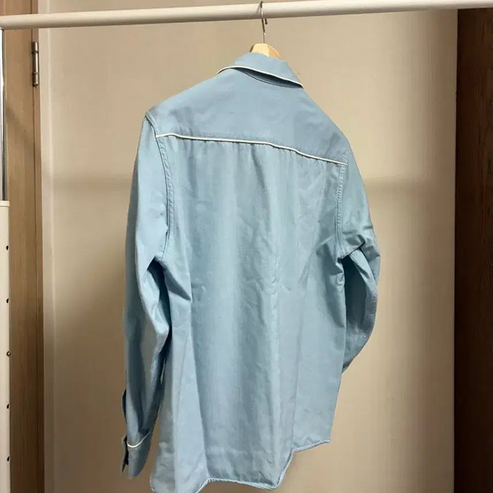 [BUNJANG] M Wacko Maria Western Shirt Blue / [M]와코마리아 22시즌 웨스턴셔츠 블루