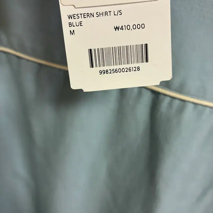 [BUNJANG] M Wacko Maria Western Shirt Blue / [M]와코마리아 22시즌 웨스턴셔츠 블루