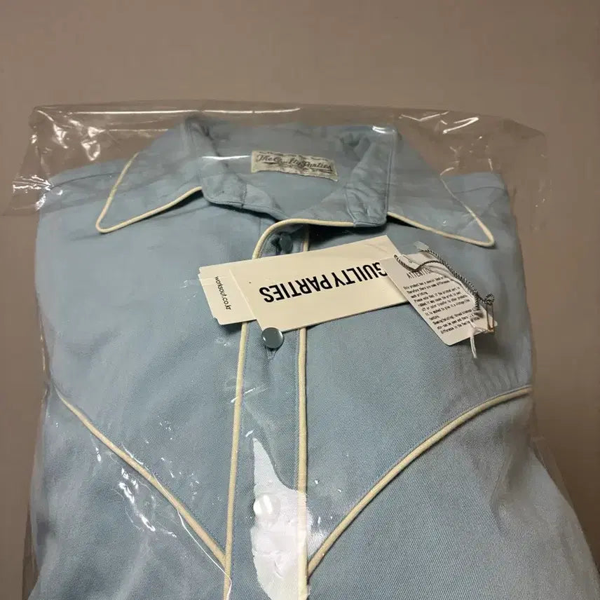 [BUNJANG] M Wacko Maria Western Shirt Blue / [M]와코마리아 22시즌 웨스턴셔츠 블루