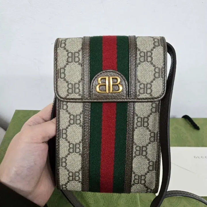 [BUNJANG] Gucci Balenciaga Phone Holder Bag / [보증서 정품] 구찌 발렌시아가 폰홀더백