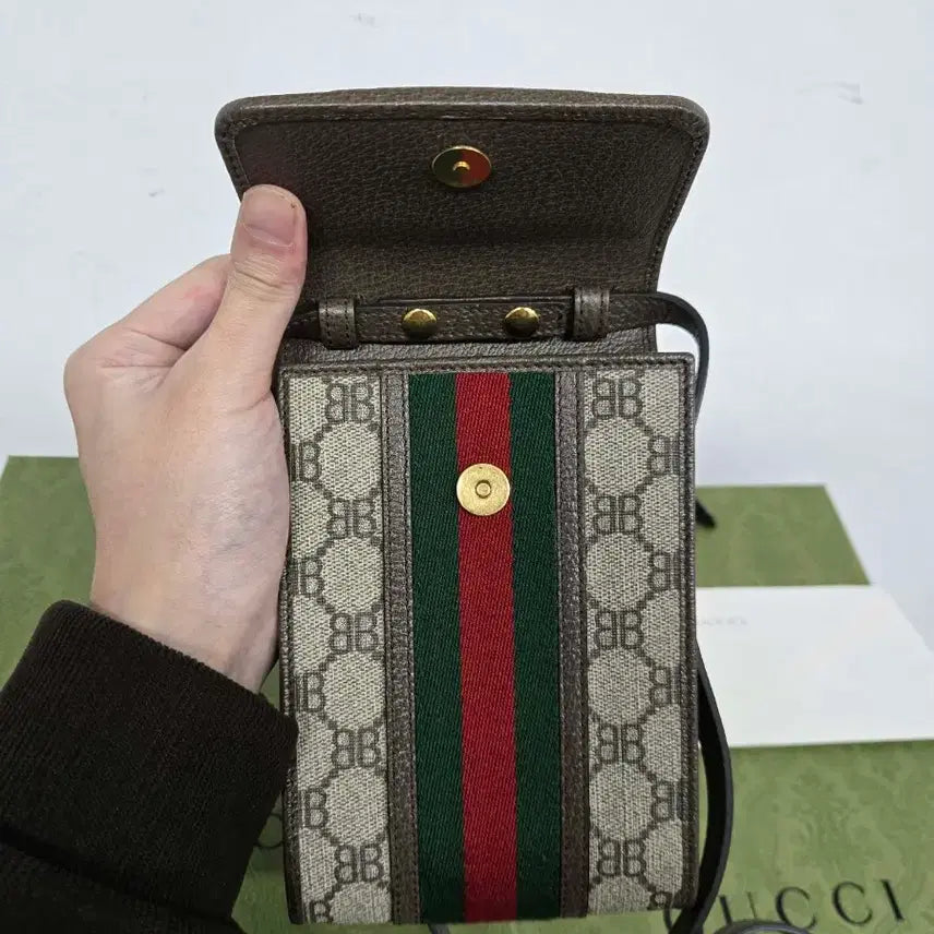 [BUNJANG] Gucci Balenciaga Phone Holder Bag / [보증서 정품] 구찌 발렌시아가 폰홀더백