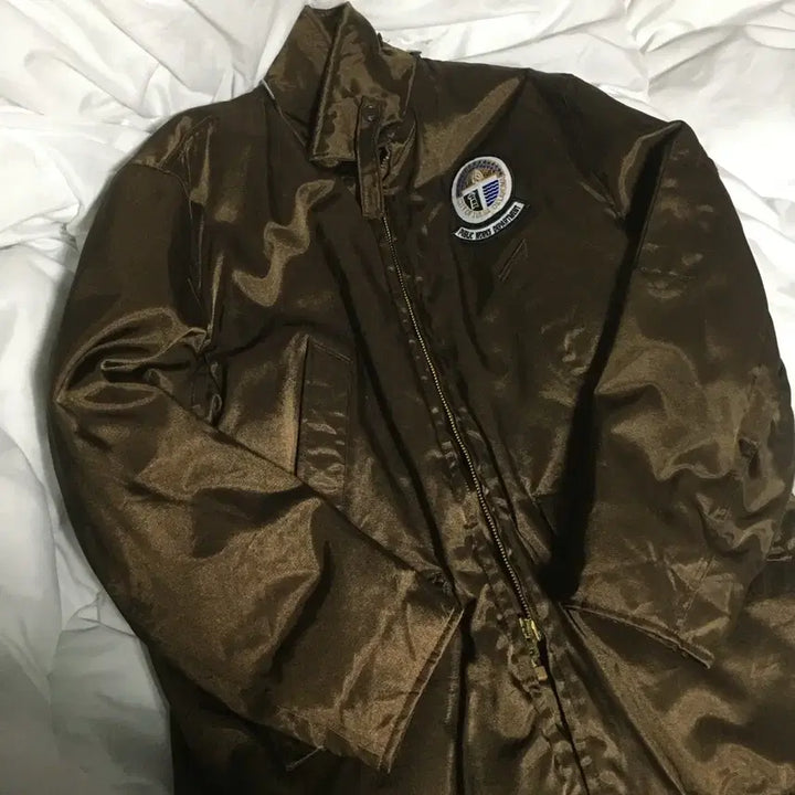 [BUNJANG] Vintage Padded Jacket Brown / 빈티지 야상 누빔 점퍼 자켓 브라운