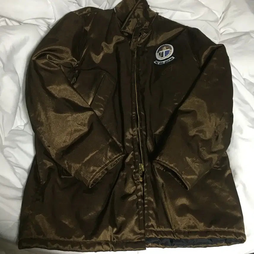 [BUNJANG] Vintage Padded Jacket Brown / 빈티지 야상 누빔 점퍼 자켓 브라운