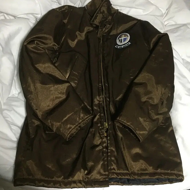 [BUNJANG] Vintage Padded Jacket Brown / 빈티지 야상 누빔 점퍼 자켓 브라운