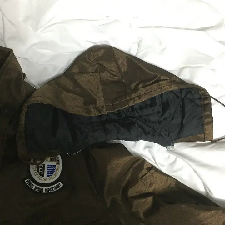 [BUNJANG] Vintage Padded Jacket Brown / 빈티지 야상 누빔 점퍼 자켓 브라운
