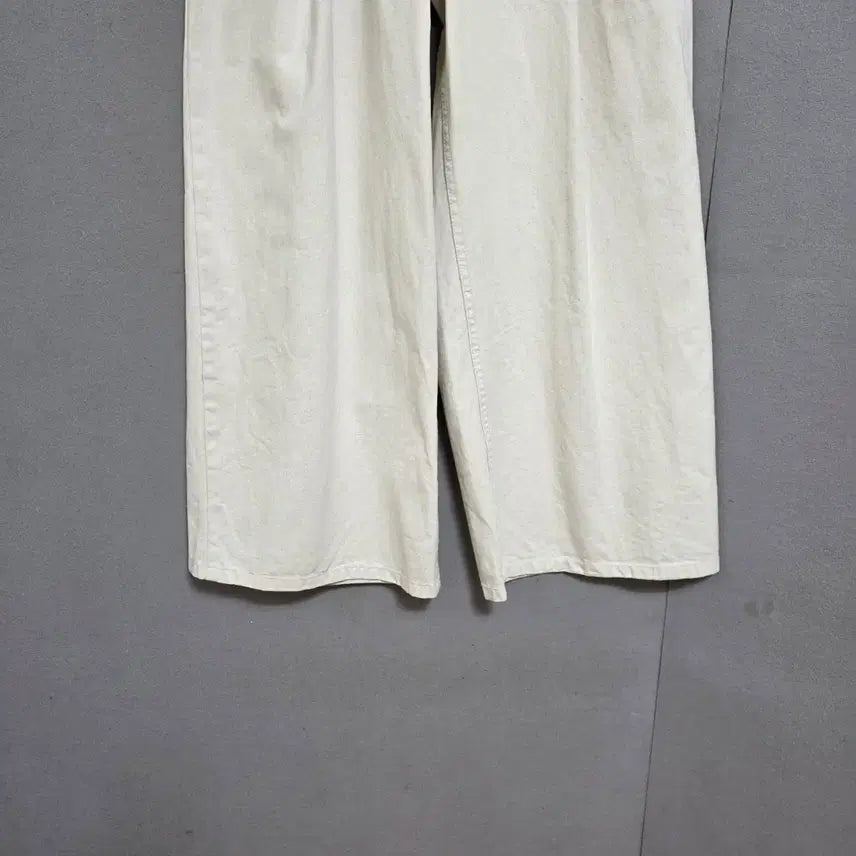 [BUNJANG] Ashley Beige Wide Leg Pants / 연베이지 통바지 n2405