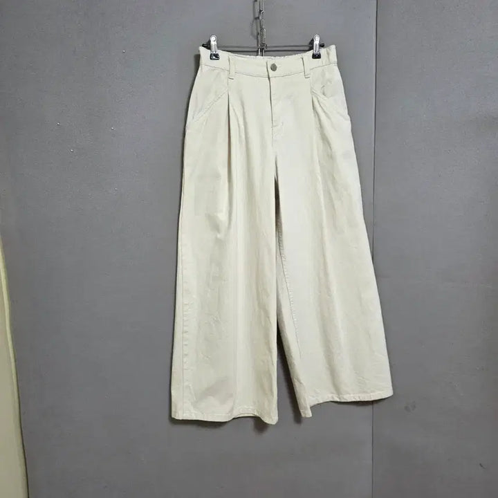 [BUNJANG] Ashley Beige Wide Leg Pants / 연베이지 통바지 n2405
