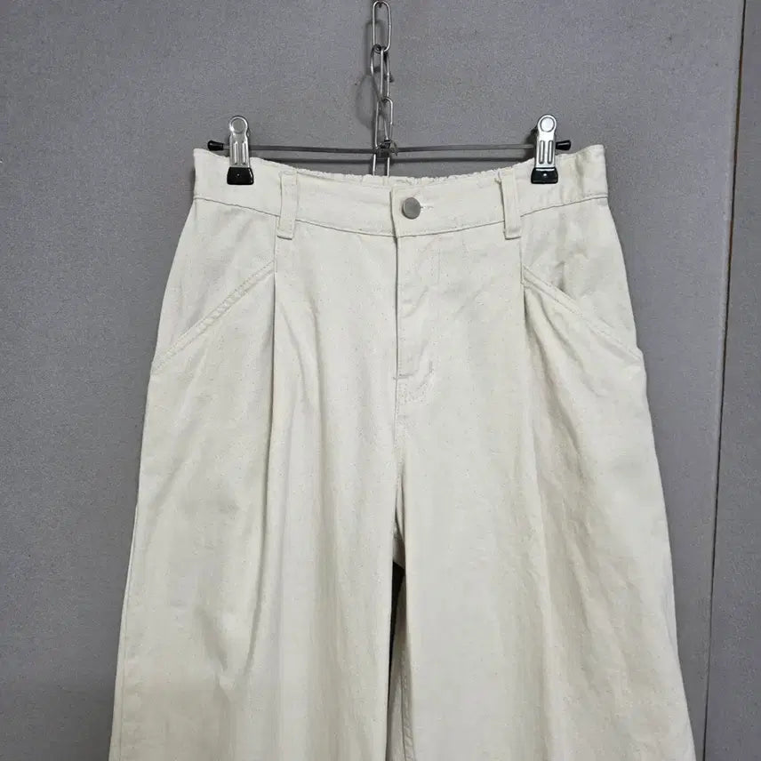 [BUNJANG] Ashley Beige Wide Leg Pants / 연베이지 통바지 n2405