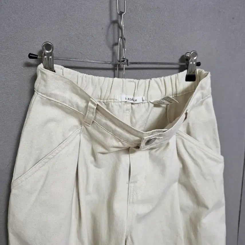 [BUNJANG] Ashley Beige Wide Leg Pants / 연베이지 통바지 n2405