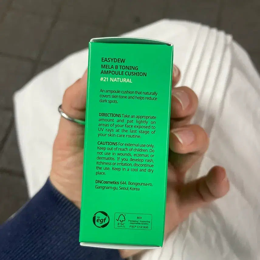 [BUNJANG] Melavi Toning Ampoule Cushion 21 / 이지듀 멜라비 토닝 앰플 쿠션 21호
