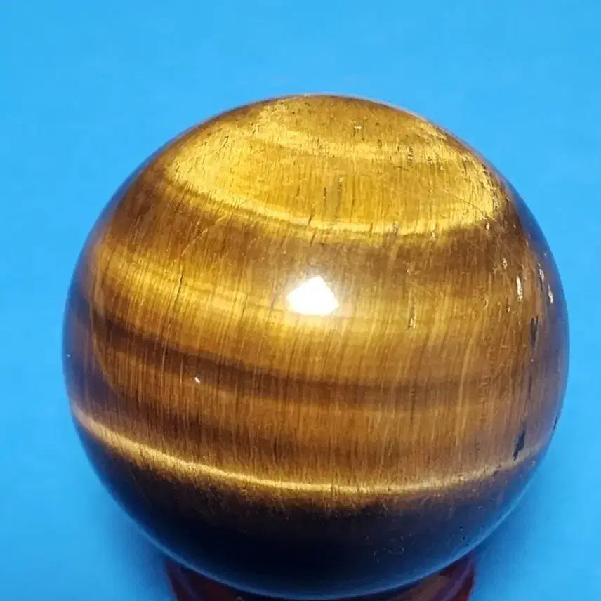 [BUNJANG] Tiger Eye Stone Sphere 4.3cm / 타이거아이석 구체(4.3cm)+반품
