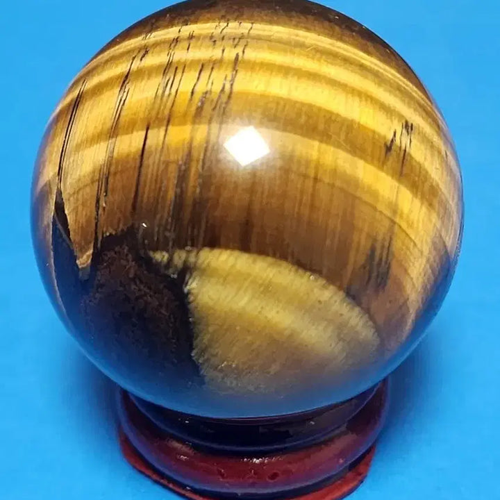 [BUNJANG] Tiger Eye Stone Sphere 4.3cm / 타이거아이석 구체(4.3cm)+반품