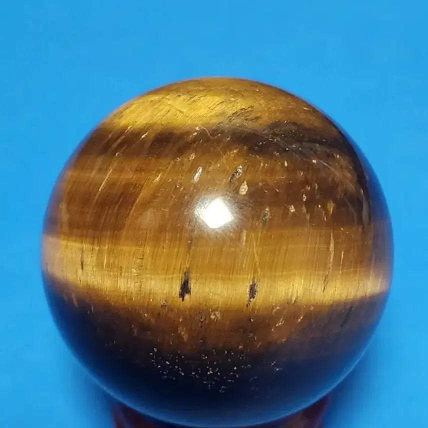 [BUNJANG] Tiger Eye Stone Sphere 4.3cm / 타이거아이석 구체(4.3cm)+반품