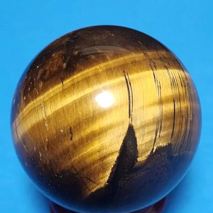 [BUNJANG] Tiger Eye Stone Sphere 4.3cm / 타이거아이석 구체(4.3cm)+반품