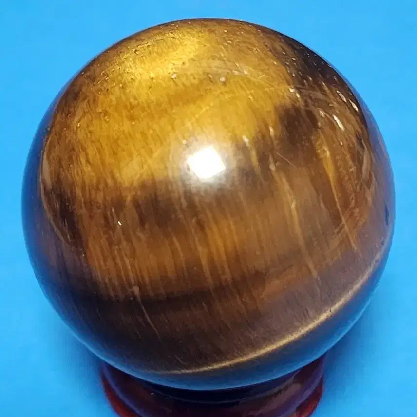 [BUNJANG] Tiger Eye Stone Sphere 4.3cm / 타이거아이석 구체(4.3cm)+반품