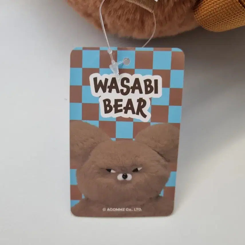 [BUNJANG] Wasabi Bear Brown Bear Face Crossbody Bag / 미사용 새상품) 와사비베어 얼굴 크로스백_ 브라운 베어 인형 가방