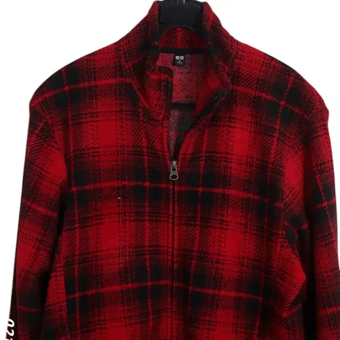 [BUNJANG] Uniqlo Check Fleece Jumper / [정리특가]여성M/ 유니클로 체크 플리스 점퍼 RD 19-104