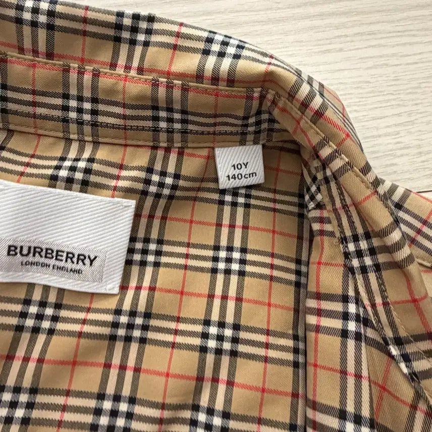 [BUNJANG] Burberry Kids Check Shirt (10Y) / 버버리키즈체크남방10Y