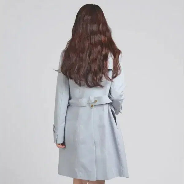 [BUNJANG] Roem Trench Coat Blue M Size / 로엠 트렌치코트 블루(+벨트) M 베니토 라룸 어텀 몽돌 제너럴아이디어