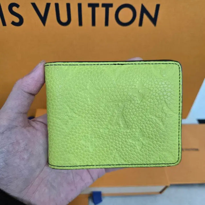 [BUNJANG] Louis Vuitton Taurillon Leather Wallet / [정품][A급] 루이비통 토뤼옹 반지갑