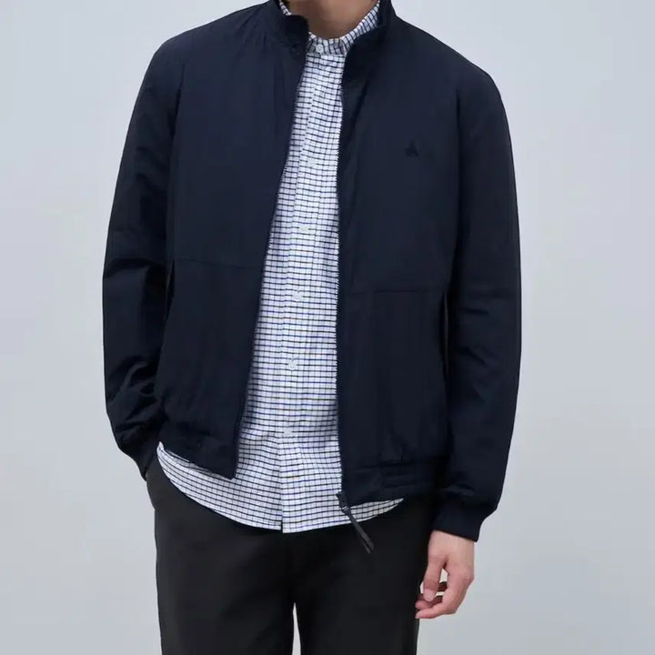 [BUNJANG] Beanpole Harrington Navy Padded Jacket / 빈폴 패딩 해링턴 네이비 자켓