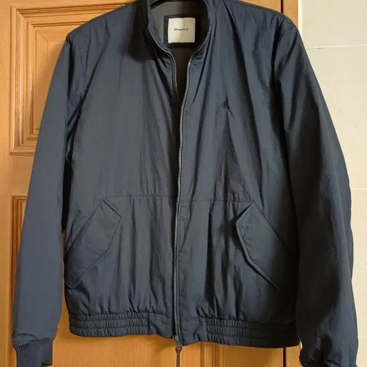 [BUNJANG] Beanpole Harrington Navy Padded Jacket / 빈폴 패딩 해링턴 네이비 자켓