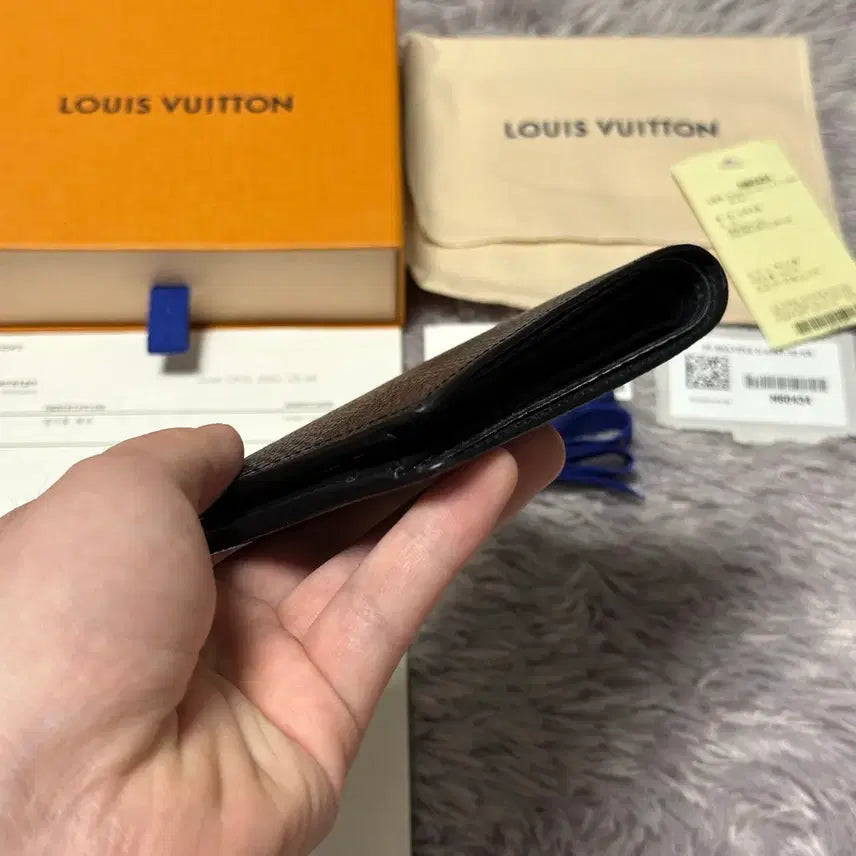 [BUNJANG] Louis Vuitton Damier Graphite Multiple Wallet / [풀구성] 루이비통 다미에 그라파이트 멀티플 월릿 반지갑 신형