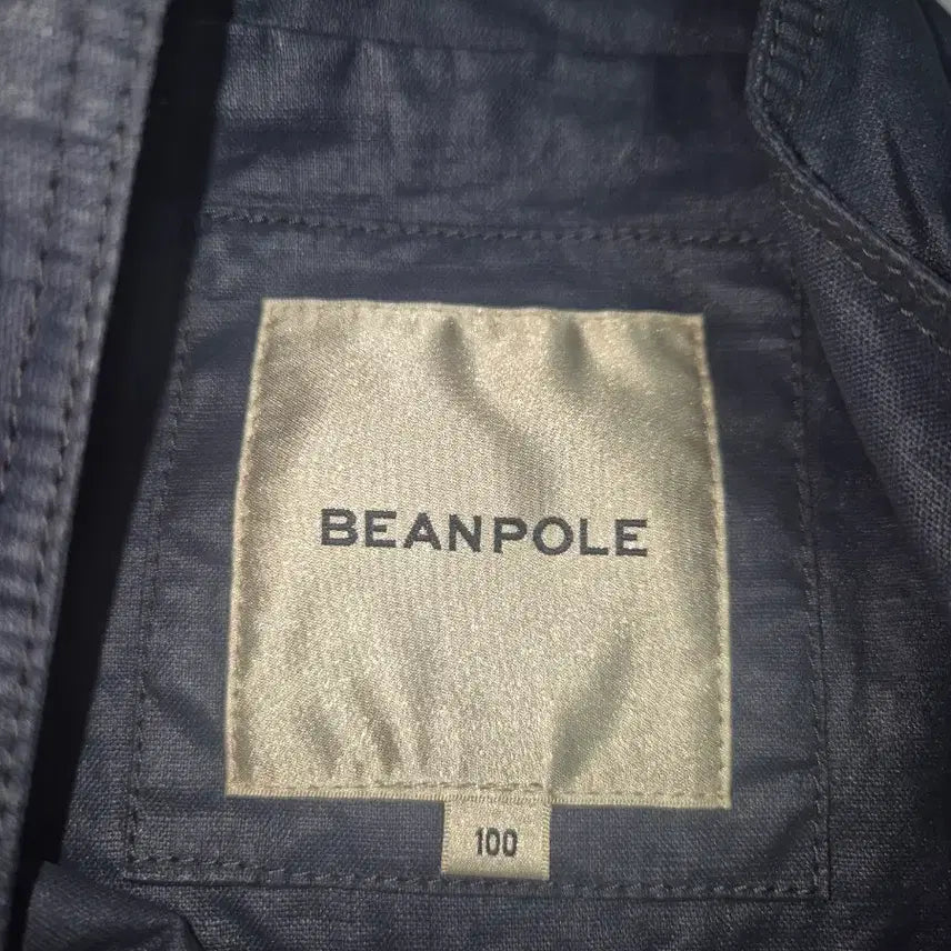 [BUNJANG] Beanpole Linen 100% Work Jacket Blouson / 빈폴 린넨 100% 워크자켓 셔츠 블루종