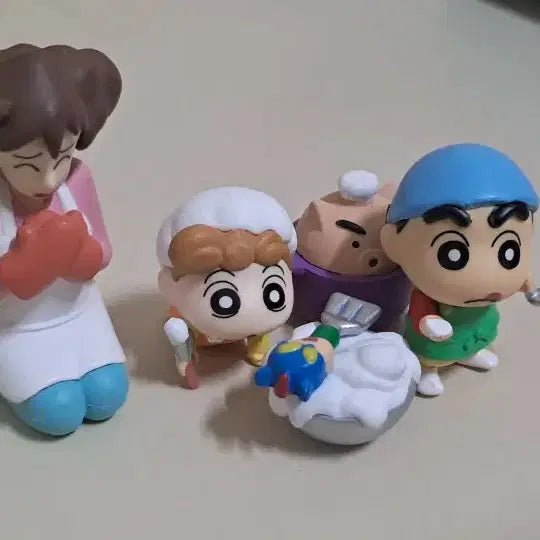 [BUNJANG] Crayon Shin-chan Cooking Gacha Figure Bundle Set / 짱구 요리가챠 일괄