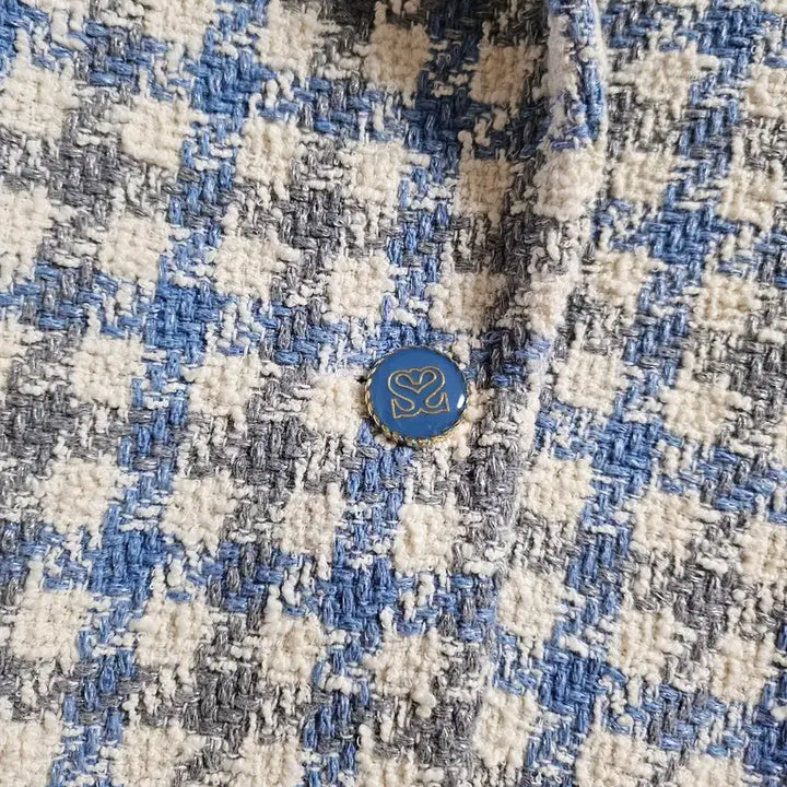 [BUNJANG] Sandro Houndstooth Tweed Jacket / 산드로 하운드투스 트위드 자켓