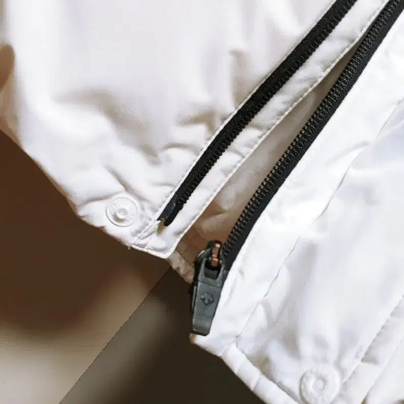 [BUNJANG] Descente Athletic Duck Down Padded Jacket White / [L] 데상트 덕다운 어슬레틱 패딩점퍼 화이트1486