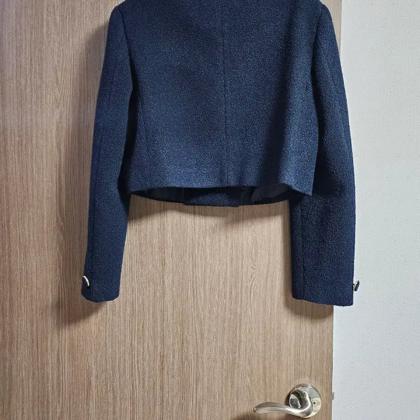 [BUNJANG] The Wish Double Tweed Jacket Navy / 더위시 더블 트위드자켓 네이비